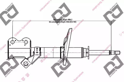 Амортизатор DJ PARTS DS1010GS